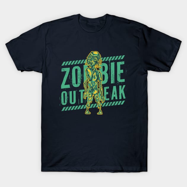 Zombie outbreak T-Shirt by Blazedfalcon